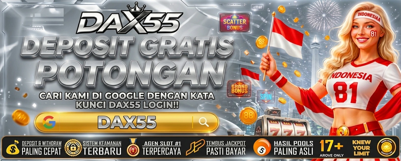 DEPOSIT GRATIS POTONGAN