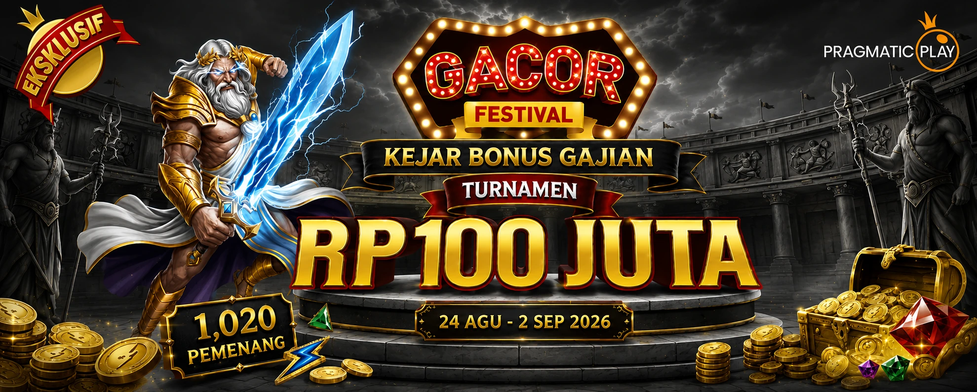 KEJAR BONUS GAJIAN TURNAMEN